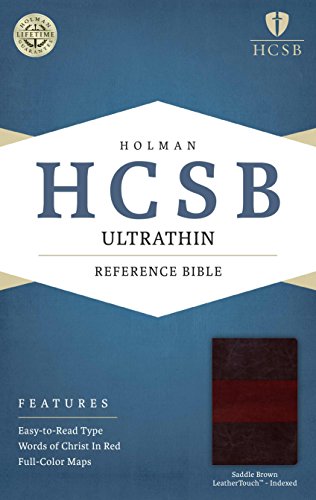 Stock image for Ultrathin Reference Bible-HCSB for sale by ThriftBooks-Dallas