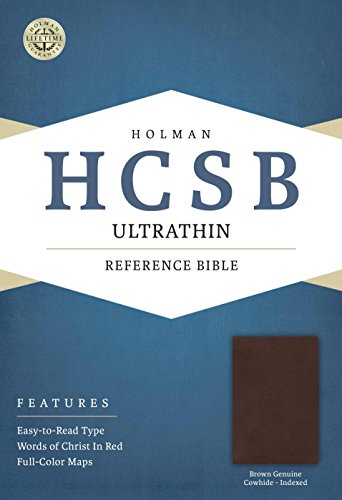 9781586407476: HCSB Ultrathin Reference Bible, Brown, Indexed