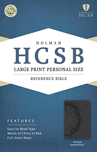 9781586407650: Holy Bible: Holman Christian Standard Bible, Charcoal, Leathertouch, Personal Size Bible