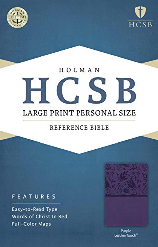 Beispielbild fr Large Print Personal Size Reference Bible-HCSB zum Verkauf von ThriftBooks-Dallas