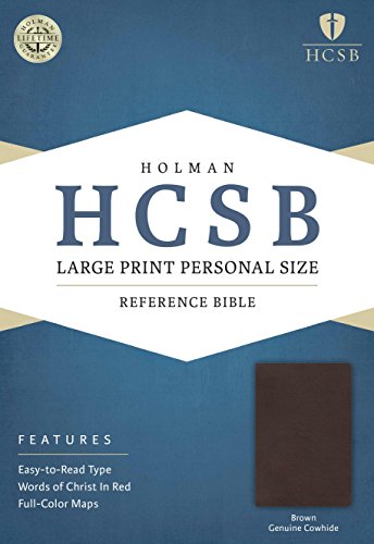 9781586407919: Holy Bible: Holman Christian Standard Bible, Brown, Genuine Cowhide, Personal Size Reference Bible