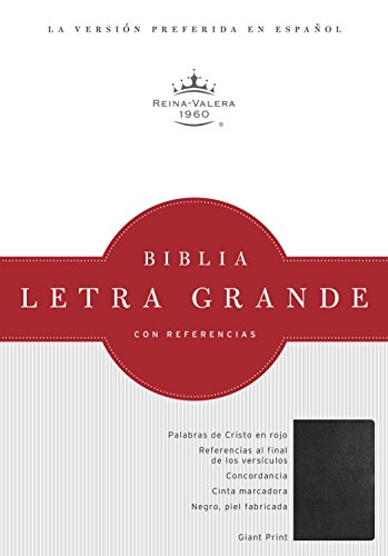 9781586408343: RVR 1960 Biblia Letra Gigante, negro imitacin piel