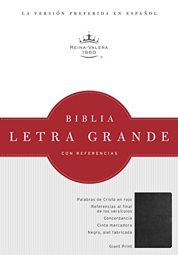 9781586408343: RVR 1960 Biblia Letra Gigante, negro imitacin piel (Spanish Edition)
