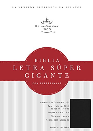 9781586408671: RVR 1960 Biblia Letra Sper Gigante, negro imitacin piel