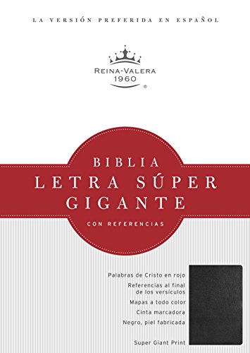 9781586408718: RVR 1960 Biblia Letra Sper Gigante, negro piel fabricada