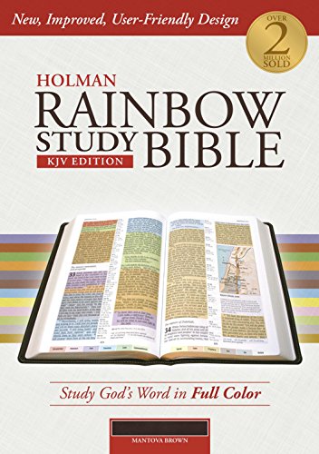 Beispielbild fr Holman Rainbow Study Bible: KJV Edition, Mantova Brown LeatherTouch zum Verkauf von GF Books, Inc.
