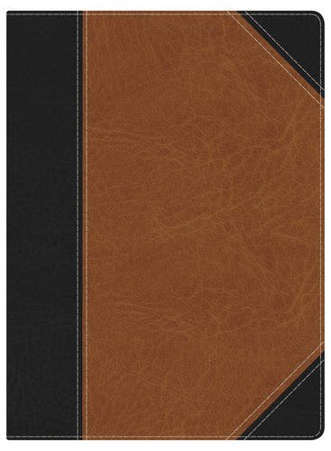 9781586409197: NKJV Holman Full-Color Study Bible Black/Tan Leathertouch