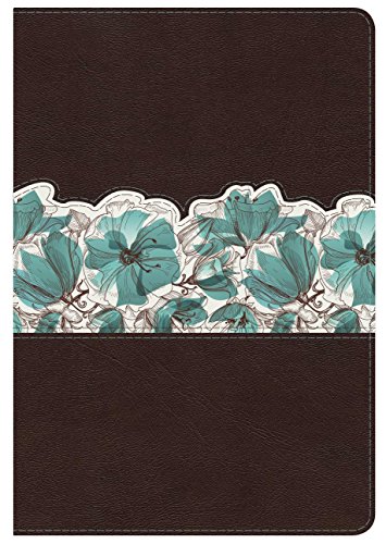 9781586409227: Holman Study Bible: NKJV Edition Personal Size Espresso/Teal LeatherTouch