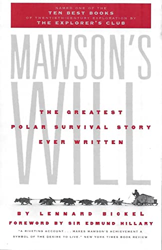 9781586420000: Mawson's Will: The Greatest Polar Survival Story Ever Written