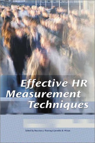 Imagen de archivo de Effective HR Measurement Techniques a la venta por More Than Words