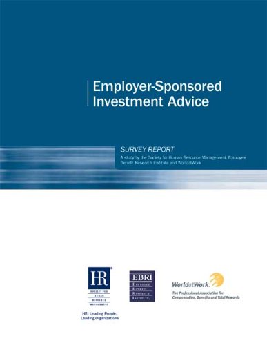 9781586440565: Employer-Sponsored Investment Advice Survey