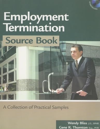 Beispielbild fr Employment Termination Source Book : A Collection of Practical Samples zum Verkauf von Better World Books