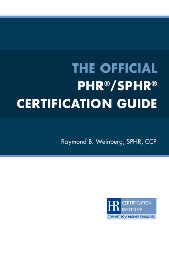 Beispielbild fr Official PHR and SPHR Certification Guide zum Verkauf von Better World Books