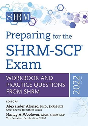 Beispielbild fr Preparing for the SHRM-SCP Exam 2022 zum Verkauf von Blackwell's