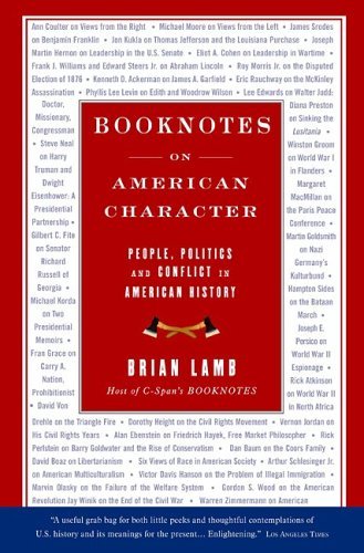 Beispielbild fr Booknotes : On American Character zum Verkauf von Better World Books