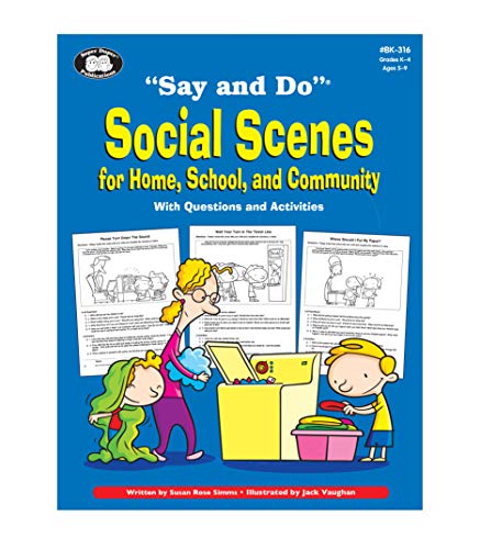 Beispielbild fr Social Scenes for Home, School and Community (Say and Do) zum Verkauf von WorldofBooks