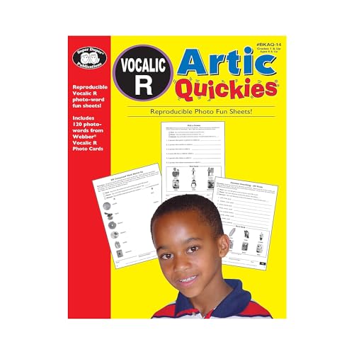 9781586504830: Artic Quickies Reproducible Vocalic R Workbook with Printable CD-ROM