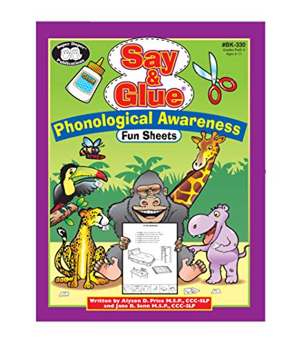9781586506315: Say & Glue Phonological Awareness Fun Sheets