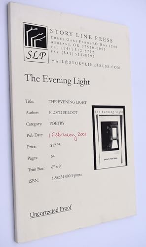 9781586540005: The Evening Light: Poems