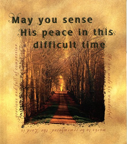 Stock image for May You Sense His Peace in This Difficult Time for sale by Better World Books