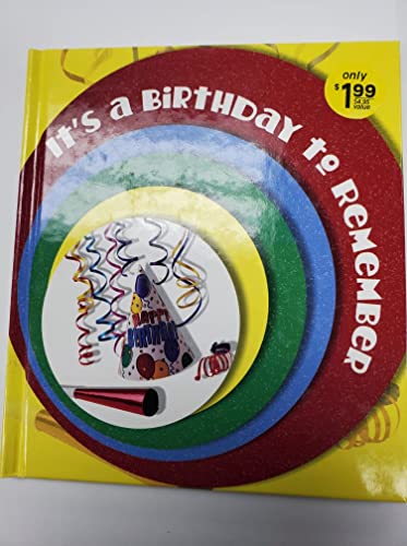 Stock image for It's a Birthday to Remember for sale by Ergodebooks