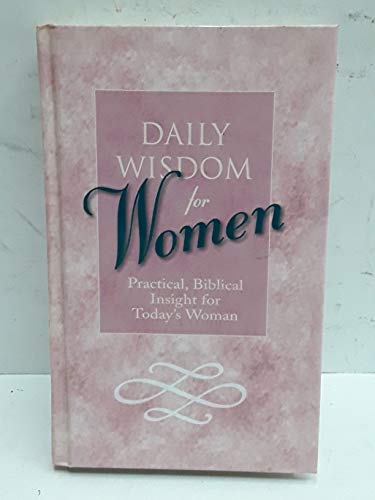 Stock image for Daily Wisdom for Women (Hb) for sale by SecondSale