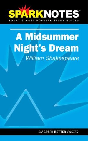 Beispielbild fr Sparknotes a Midsummer Night's Dream zum Verkauf von SecondSale