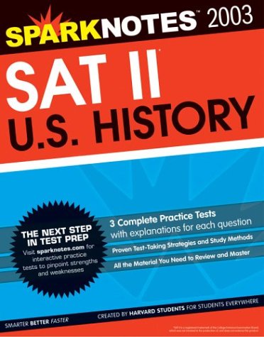 SAT II United States History (SparkNotes Test Prep) (9781586634315) by SparkNotes
