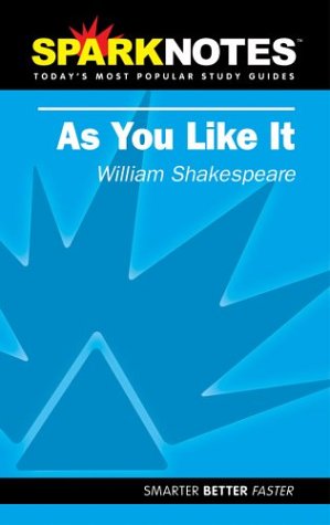 Stock image for As You Like It (SparkNotes Literature Guide) (SparkNotes Literature Guide Series) for sale by SecondSale