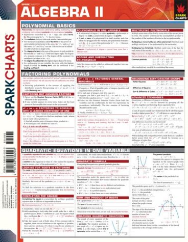 Stock image for Algebra II (SparkCharts) for sale by Gulf Coast Books