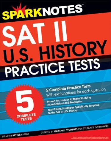 Immagine dell'editore per 5 Practice Tests for the SAT II United States History (SparkNotes Test Prep) venduto da ThriftBooks-Dallas