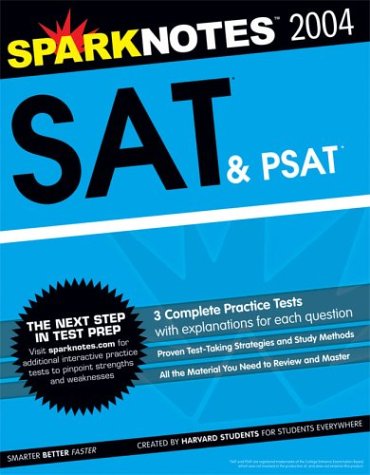 SAT 2004 Edition (SparkNotes Test Prep) (9781586639587) by SparkNotes