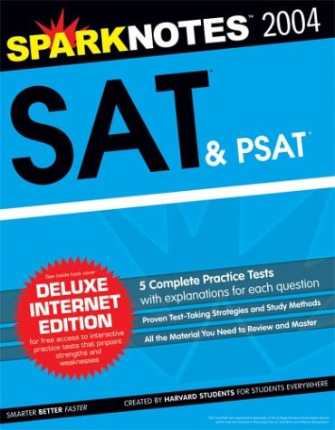 Beispielbild fr SparkNotes SAT Complete Tests(SparkNotes Test Prep Ser.) zum Verkauf von Black and Read Books, Music & Games