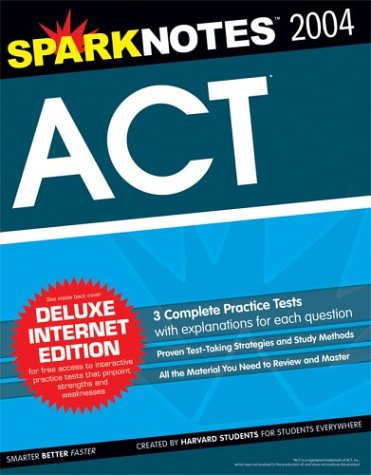 Stock image for SparkNotes ACT (SparkNotes Test Prep Ser.) for sale by Black and Read Books, Music & Games