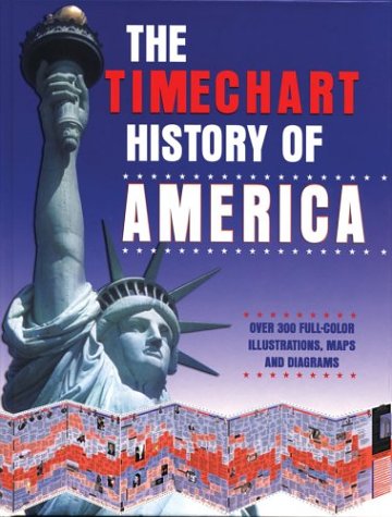 Stock image for The Timechart History of America: Over 300 Full-Color Illustrations, Maps and Diagrams for sale by Front Cover Books