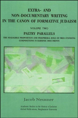 Beispielbild fr Extra-and Non-documentary writing in the canon of formative judaism Volume 3 zum Verkauf von Ergodebooks
