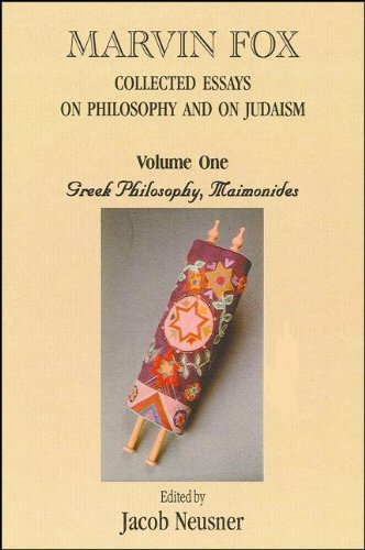 9781586841447: Marvin Fox: Collected Essays on Philosophy and on Judaism, Vol. 1: Greek Philosophy, Maimonides (Global Academic Publishing)