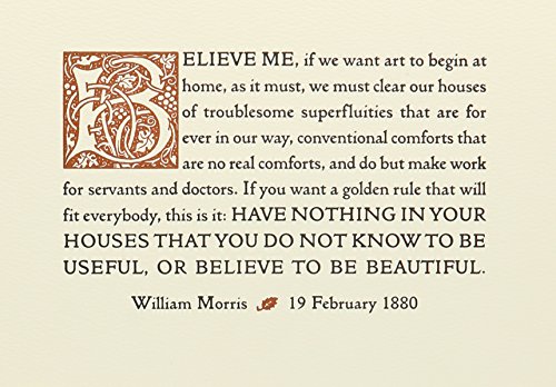 A Golden Rule - SINGLE CARD (William Morris Collection)