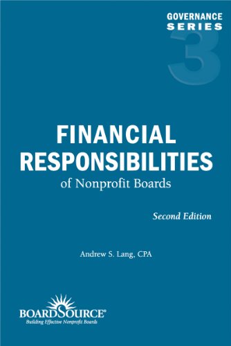 Beispielbild fr Financial Responsibilities of Nonprofit Boards, 2nd Edition zum Verkauf von Wonder Book