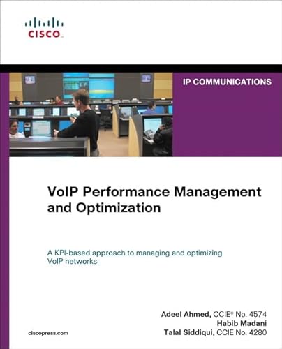 9781587055287: VoIP Performance Management and Optimization