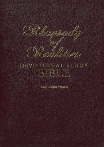 9781587121852: RHAPSODY OF REALITIES DEVOTIONAL STUDY BIBLE (KING JAMES VERSION)