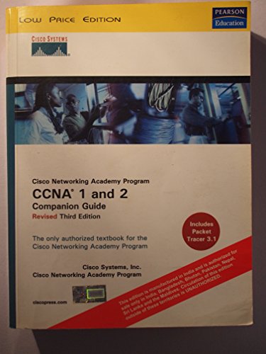 Cisco Networking Academy Program CCNA 1 and 2 Lab Companion, Third Edition (9781587131110) by Cisco Systems, Inc.; Cisco Networking Academy Program; Cisco Systems, Inc., ILSG; Cisco Networking Academy Program, Aries