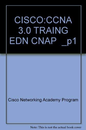 Imagen de archivo de Cisco Networking Academy Program CCNA 3.0 Training Edition a la venta por HPB-Red