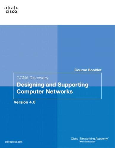 9781587132575: Course Booklet for CCNA Discovery Designing and Supporting Computer Networks, Version 4.01