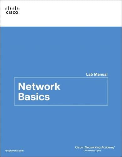 Imagen de archivo de Network Basics Lab Manual (Lab Companion) a la venta por Phatpocket Limited