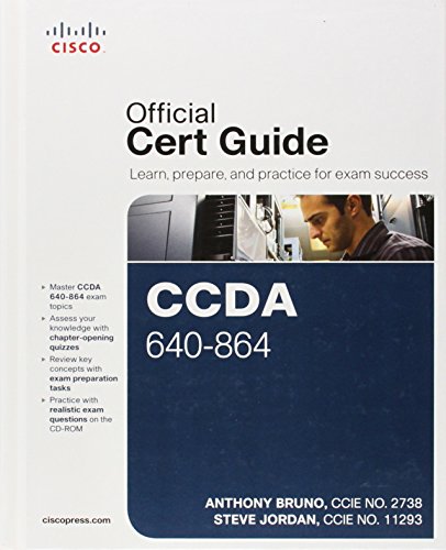 CCDA 640-864: Official Cert Guide (9781587142574) by Bruno, Anthony; Jordan, Steve