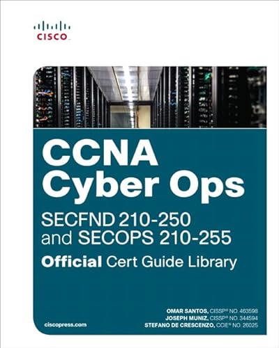 Stock image for CCNA Cyber Ops (SECFND #210-250 and SECOPS #210-255) Official Cert Guide Library for sale by HPB-Red