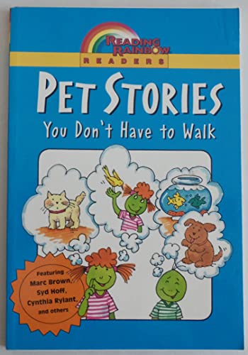 Imagen de archivo de Pet Stories: You Don't Have to Walk a la venta por Adventures Underground