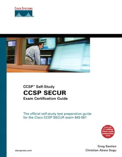 Imagen de archivo de CCSP Self-Study CCSP SECUR Exam Certification Guide: The Official Self-Study Test Preparation Guide for the Cisco CCSP SECUR Exam 642-501 (with Unopened CD at back) a la venta por James Lasseter, Jr