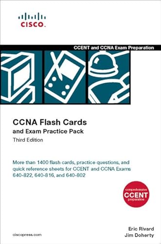 Stock image for CCNA Flash Cards and Exam Practice Pack (CCENT Exam 640-822 and CCNA Exams 640-816 and 640-802) (3rd Edition) (Flash Cards and Exam Practice Packs) for sale by BookHolders
